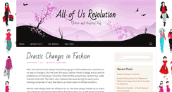 Desktop Screenshot of allofusrevolution.com