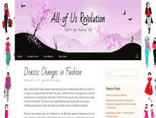 Tablet Screenshot of allofusrevolution.com